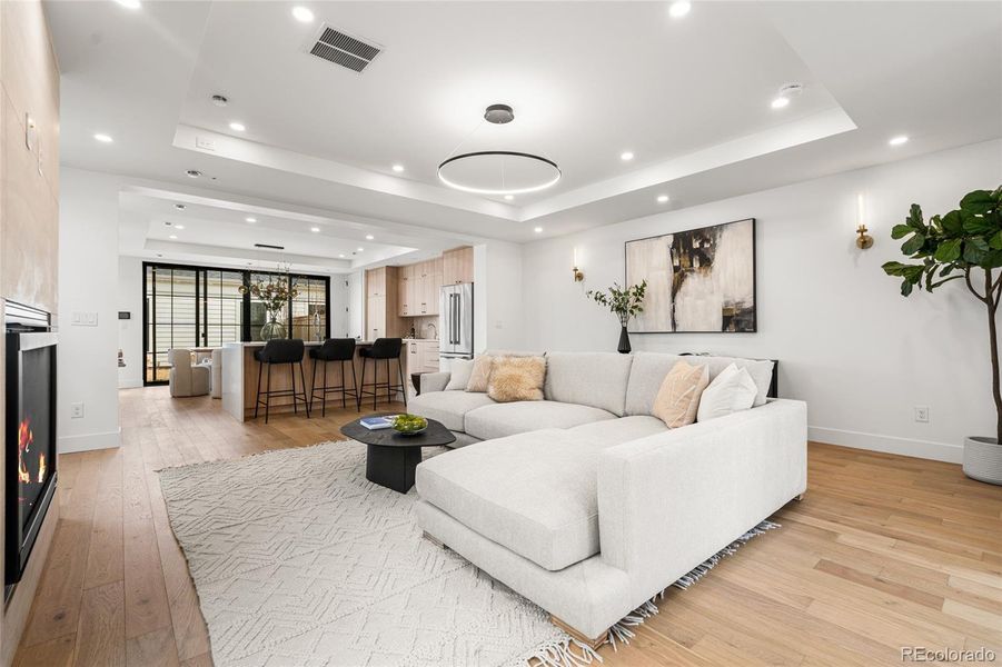 Furnished interior view inside a new home in , Denver (Image 13).
