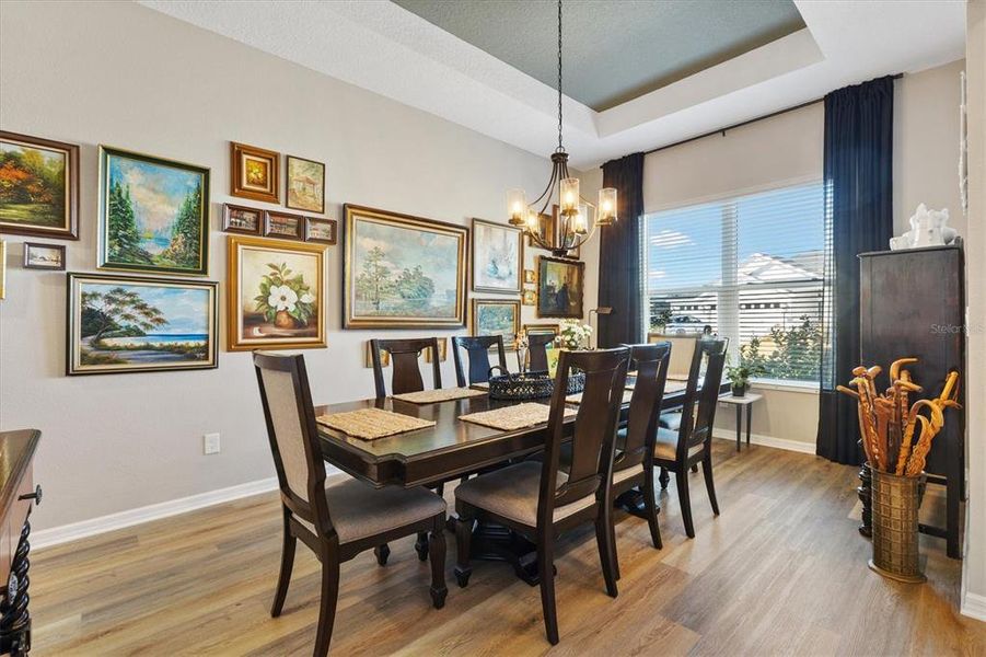 Furnished interior view inside a new home in , The Villages (Image 37).