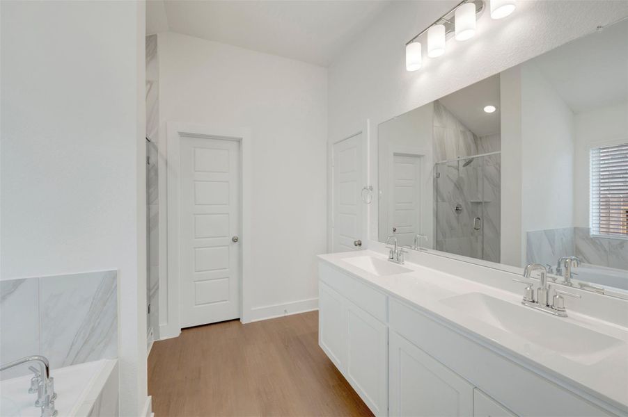 Furnished interior view inside a new home in Sorella, Tomball (Image 18).