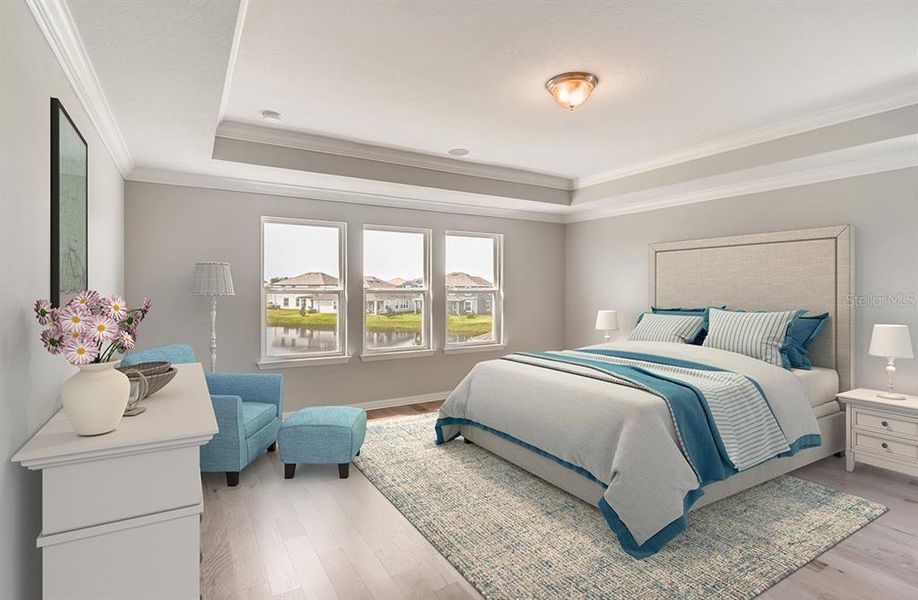 Furnished interior view inside a new home in Acuera Estates, Apopka (Image 6). Furnished interior view inside a new home in Acuera Estates, Apopka (Image 6).