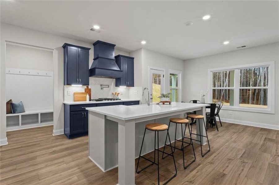Furnished interior view inside a new home in , Dallas (Image 5).