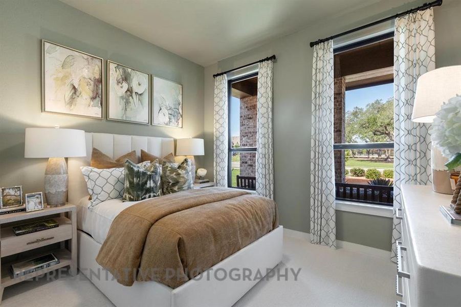 Furnished interior view inside a new home in Wildflower Ranch: 50ft. lots, Dish (Image 6).