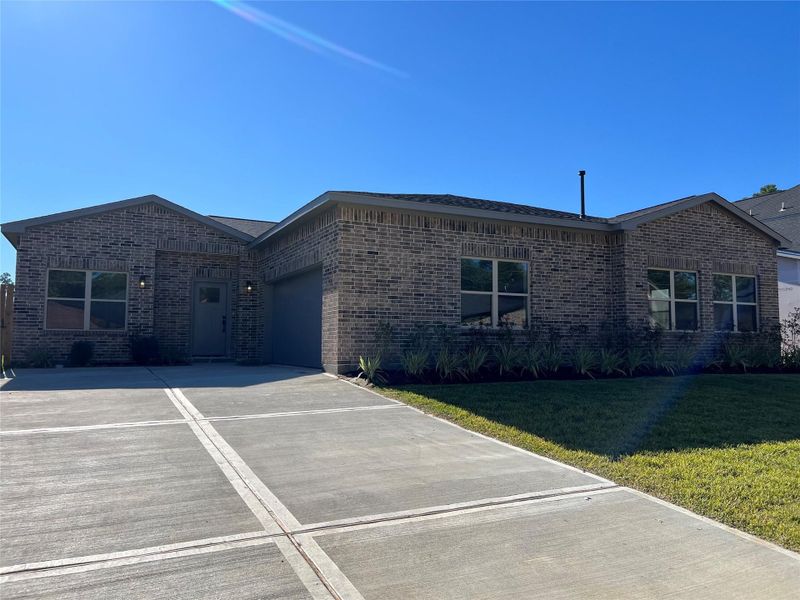 Exterior details and patio area of a home in , Spring (Image 2). Exterior details and patio area of a home in , Spring (Image 2).