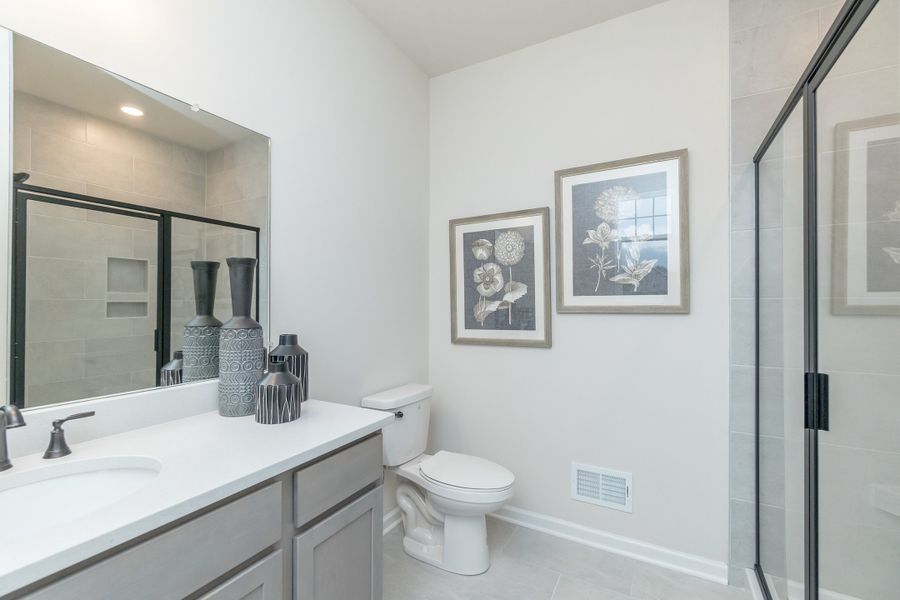 Furnished interior view inside a new home in Mystic Ridge, Whitmore Lake (Image 46).