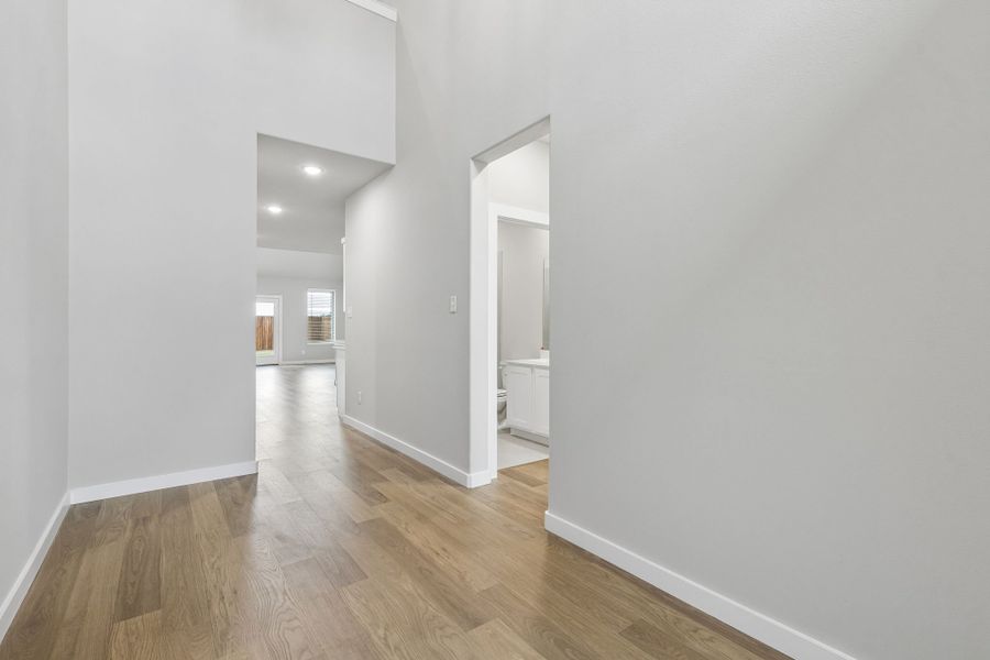 Entryway in the Winters home plan by Trophy Signature Homes – REPRESENTATIVE PHOTO