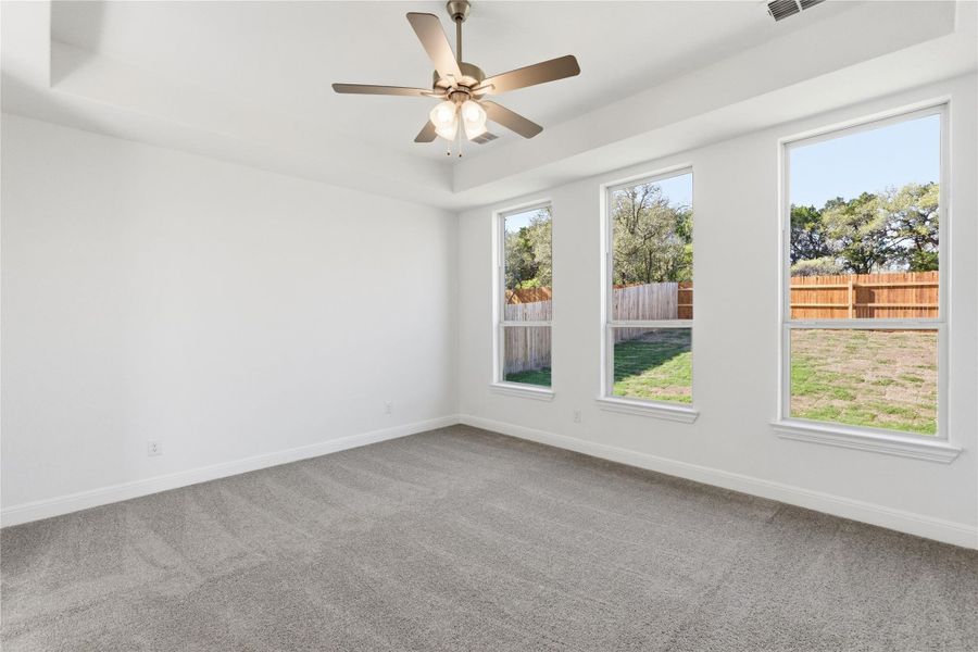 Spacious, unfurnished interior of a new home in Retreat at San Gabriel, Georgetown (Image 34).