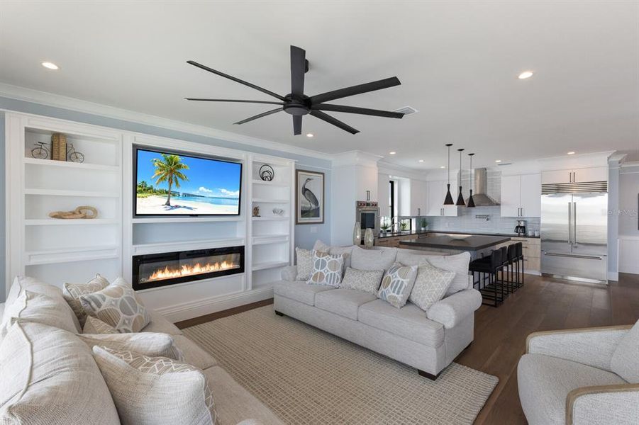 Furnished interior view inside a new home in , Bradenton Beach (Image 55).