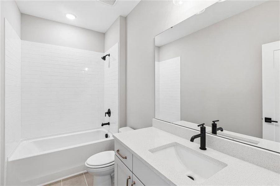 Furnished interior view inside a new home in Havencroft, Woodstock (Image 10). Furnished interior view inside a new home in Havencroft, Woodstock (Image 10).