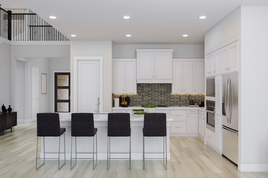 Furnished interior view inside a new home in Woodson’s Reserve, Spring (Image 6).