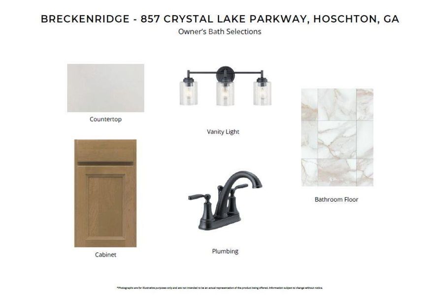 Sample of building materials used in homes in Twin Lakes, Hoschton (Image 3).