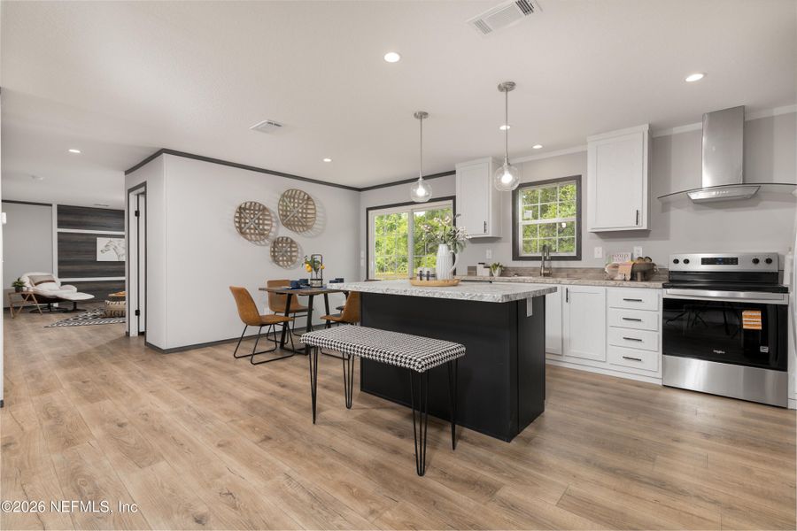 Furnished interior view inside a new home in , St. Augustine (Image 9).