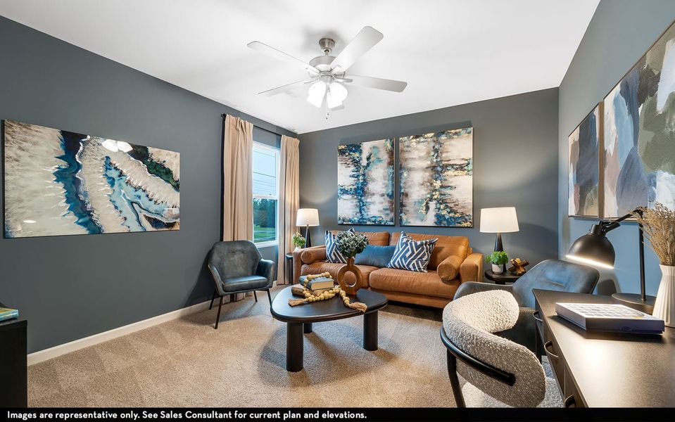 Furnished interior view inside a new home in Stonehenge, Manchester (Image 19).