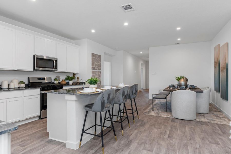 Furnished interior view inside a new home in Emberly, Beasley (Image 7).