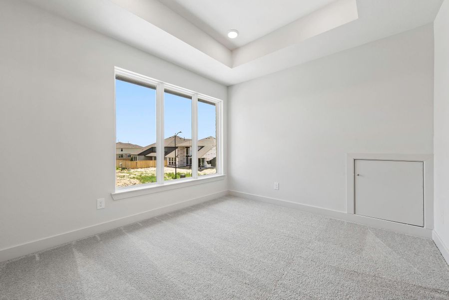 Spacious, unfurnished interior of a new home in Bridgeland, Cypress (Image 12).