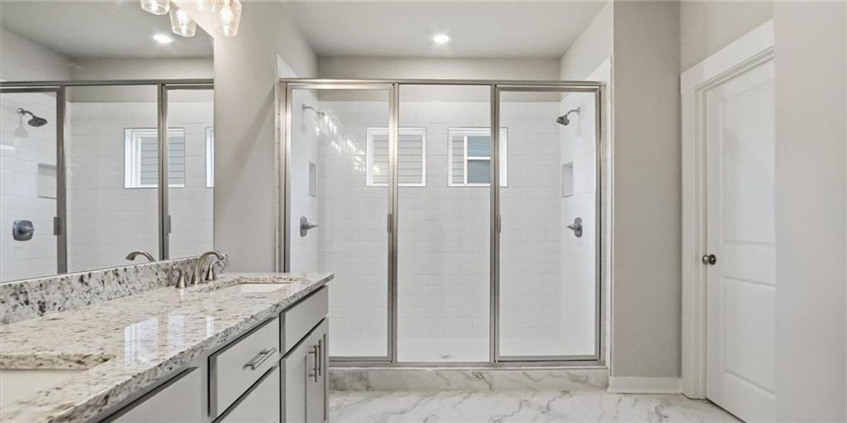 Furnished interior view inside a new home in Traditions of Braselton, Jefferson (Image 8).