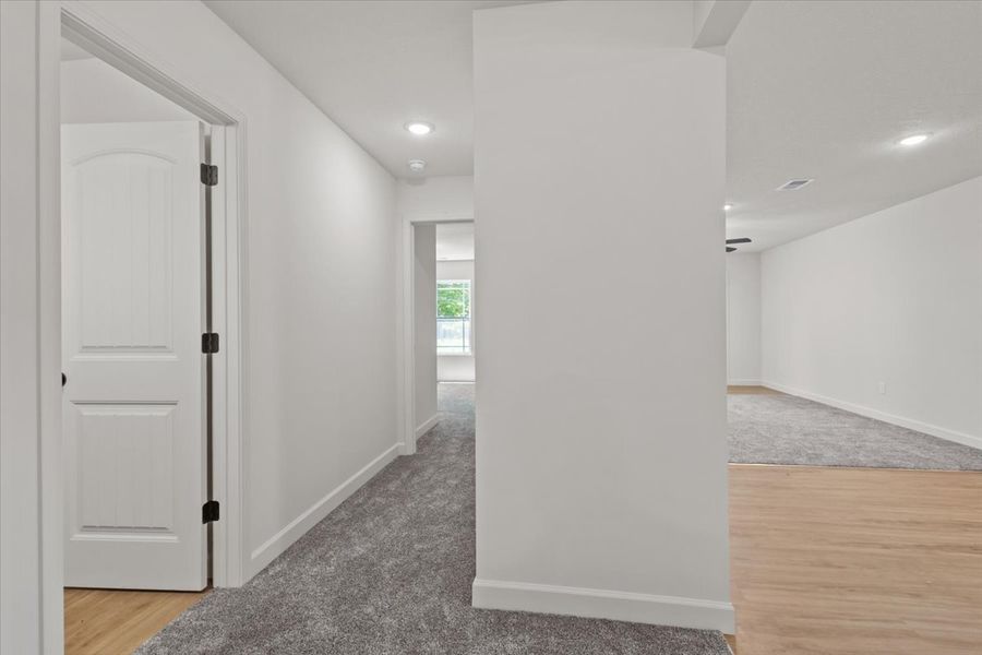 Representative unfurnished interior of a home built from the Yale by Enchanted Homes in Arcadia Village, Spartanburg (Image 20).