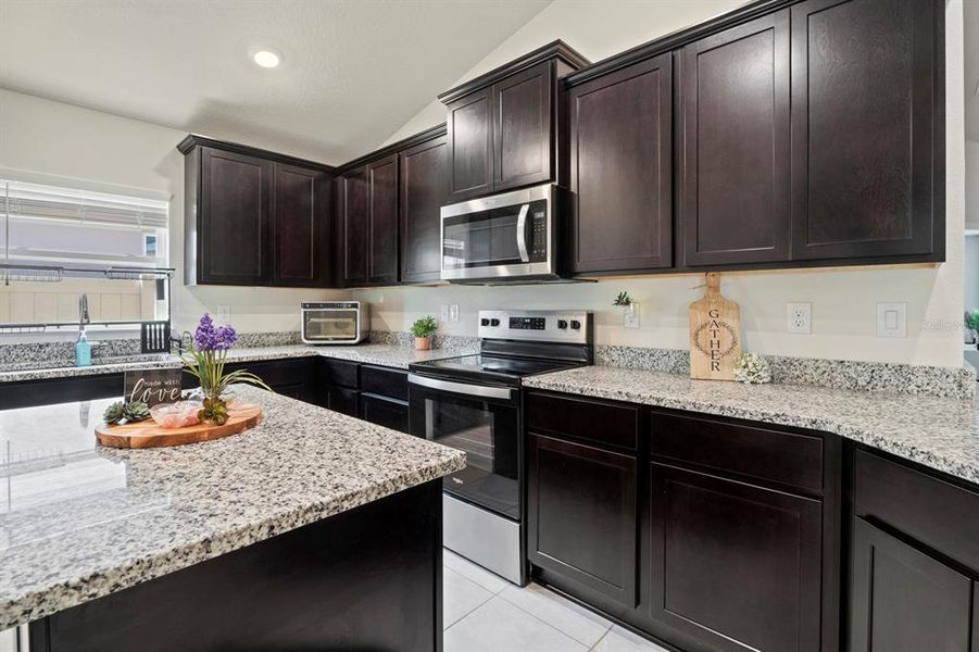 Furnished interior view inside a new home in , Harmony (Image 10).