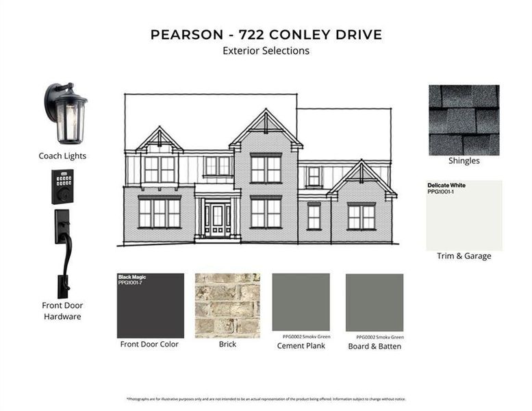 Sample of building materials used in homes in Governor’s Preserve, Canton (Image 4).
