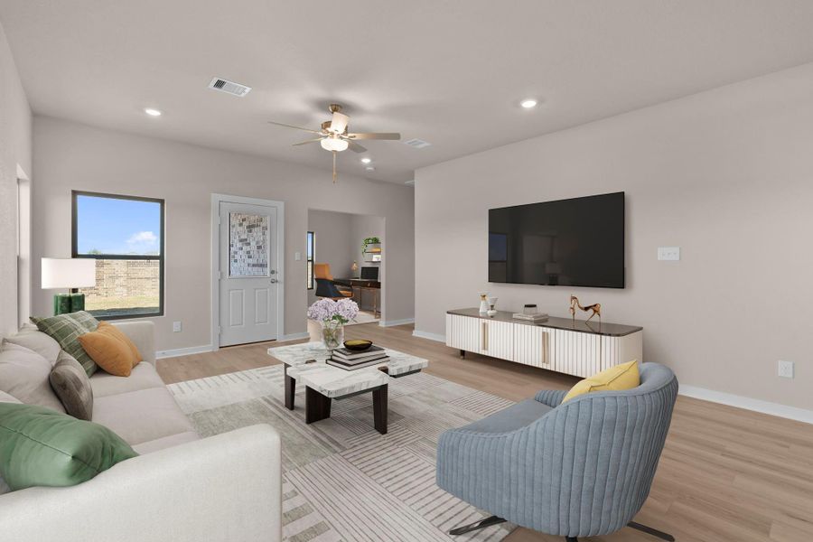 Furnished interior view inside a new home in Cypress Green, Hockley (Image 10).
