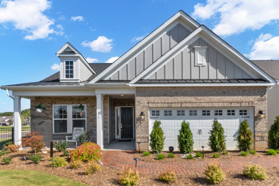Representative exterior photo of a completed home built from the Pembrooke by Taylor Morrison in River Falls, Tega Cay, SC (Image 23).