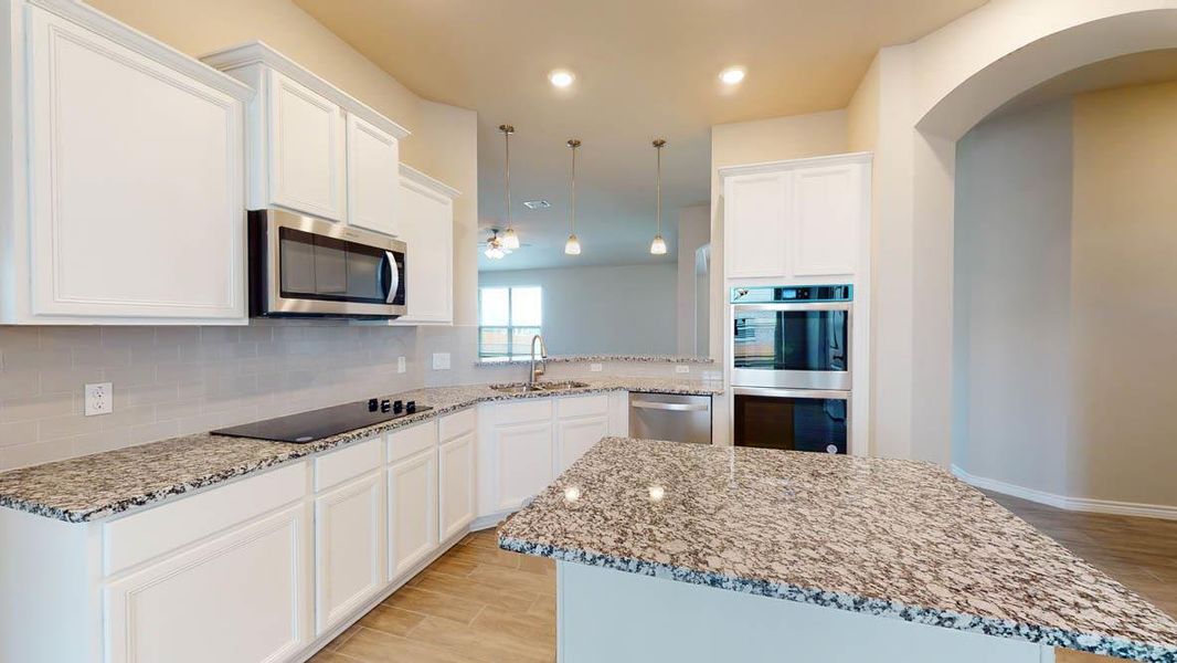 Furnished interior view inside a new home in Sterling Meadows, Salado (Image 6).