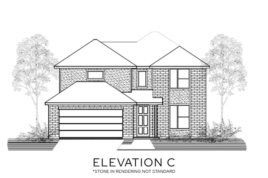 Representative rendering of the exterior for the The Aramis by Lillian Custom Homes (Image 23). Representative rendering of the exterior for the The Aramis by Lillian Custom Homes (Image 23).
