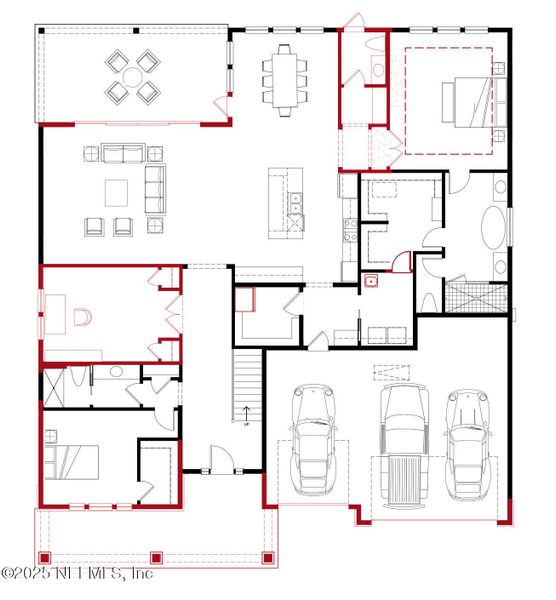 2D floor plan layout of this home in SilverLeaf, St. Augustine, FL (Image 3). 2D floor plan layout of this home in SilverLeaf, St. Augustine, FL (Image 3).