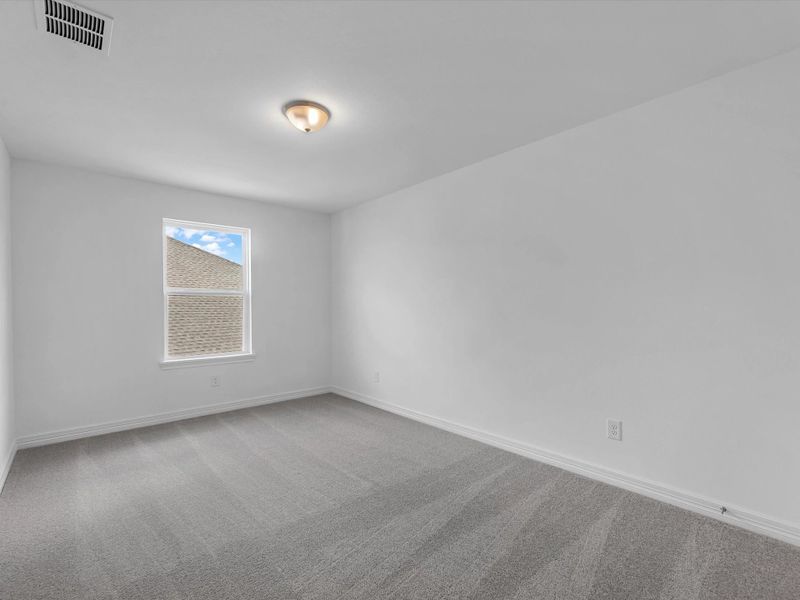 Fourth bedroom. Sample product photo. Actual exterior and interior selections may vary by homesite. Photo may be virtually staged.