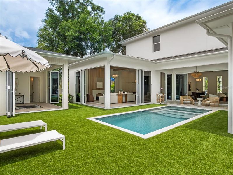 Exterior details and patio area of a home in , Winter Park (Image 29).