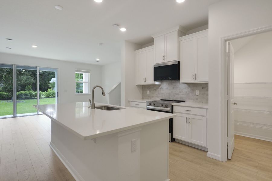 Furnished interior view inside a new home in Towns at Riverwalk, Sanford (Image 6).
