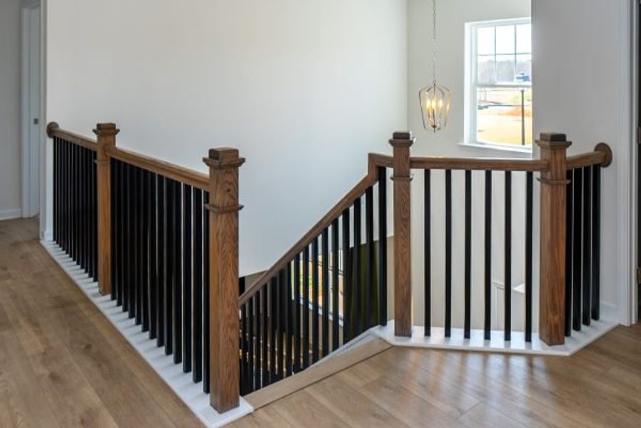 Representative unfurnished interior of a home built from the Graham by Piedmont Residential in Hampton Ridge, Jefferson (Image 23).