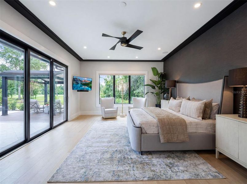 Furnished interior view inside a new home in , Orlando (Image 40).