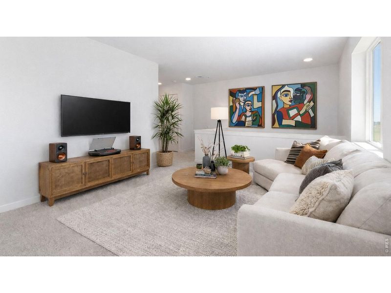 Furnished interior view inside a new home in Granary, Johnstown (Image 8).