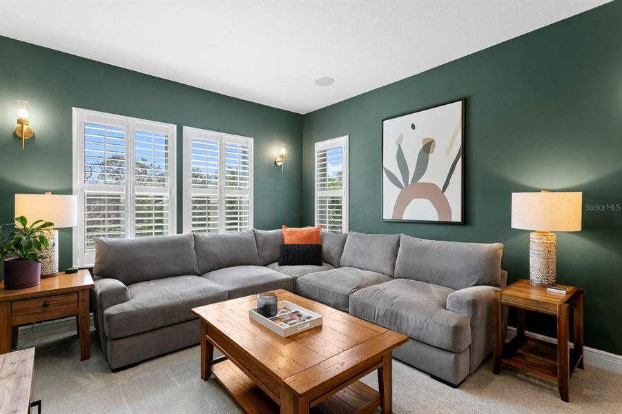 Furnished interior view inside a new home in , Tampa (Image 44). Furnished interior view inside a new home in , Tampa (Image 44).