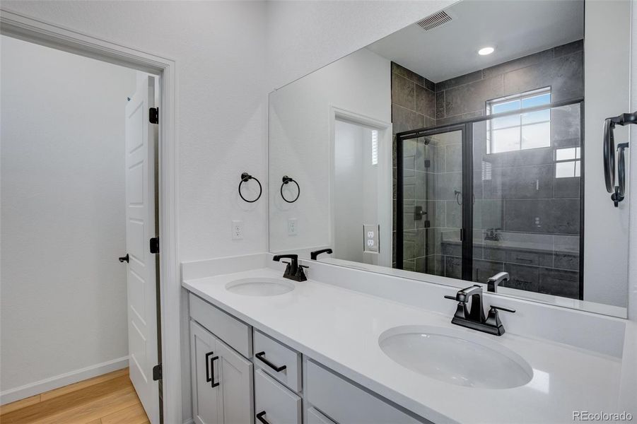 Furnished interior view inside a new home in Westside Crossing Townhomes, Berthoud (Image 7).