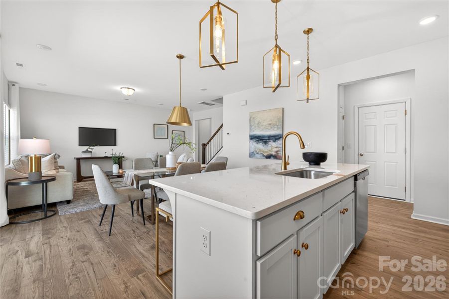 Furnished interior view inside a new home in Morgan Hills, Albemarle (Image 13).