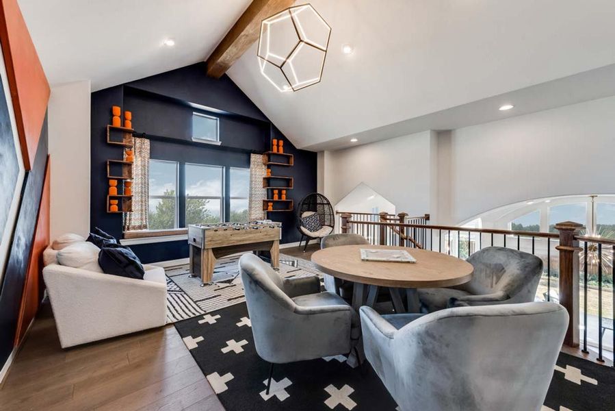 Representative furnished interior of a home built from the Grand Whitehall II by Grand Homes in Grand Oaks, Celina (Image 17).