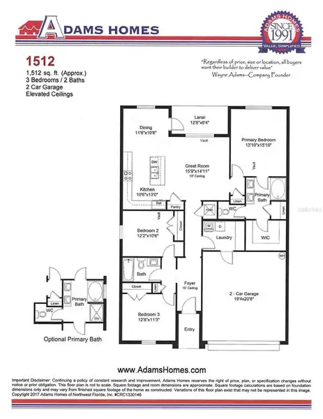 2D floor plan layout of this home in Abbey Glen, Dade City, FL (Image 5). 2D floor plan layout of this home in Abbey Glen, Dade City, FL (Image 5).