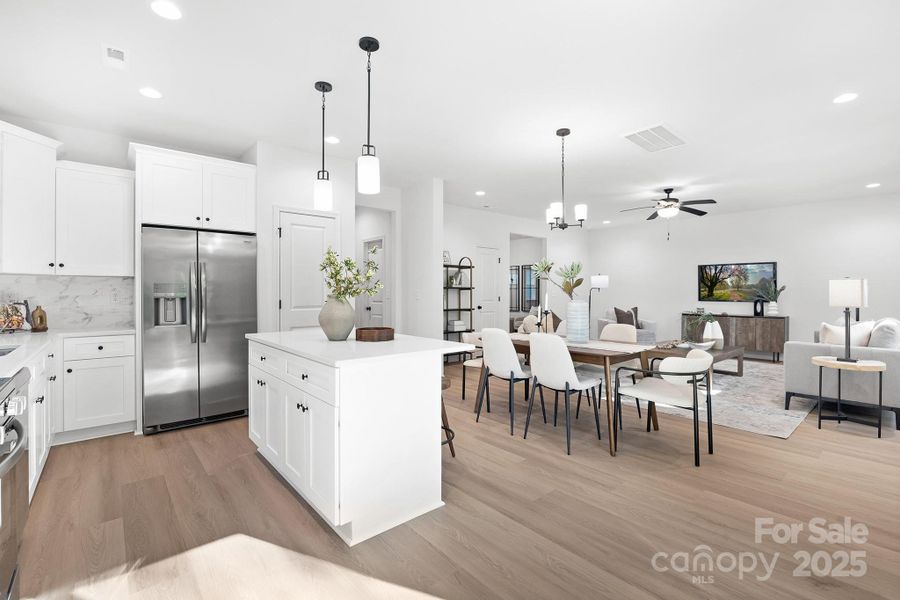 Furnished interior view inside a new home in , Huntersville (Image 9). Furnished interior view inside a new home in , Huntersville (Image 9).