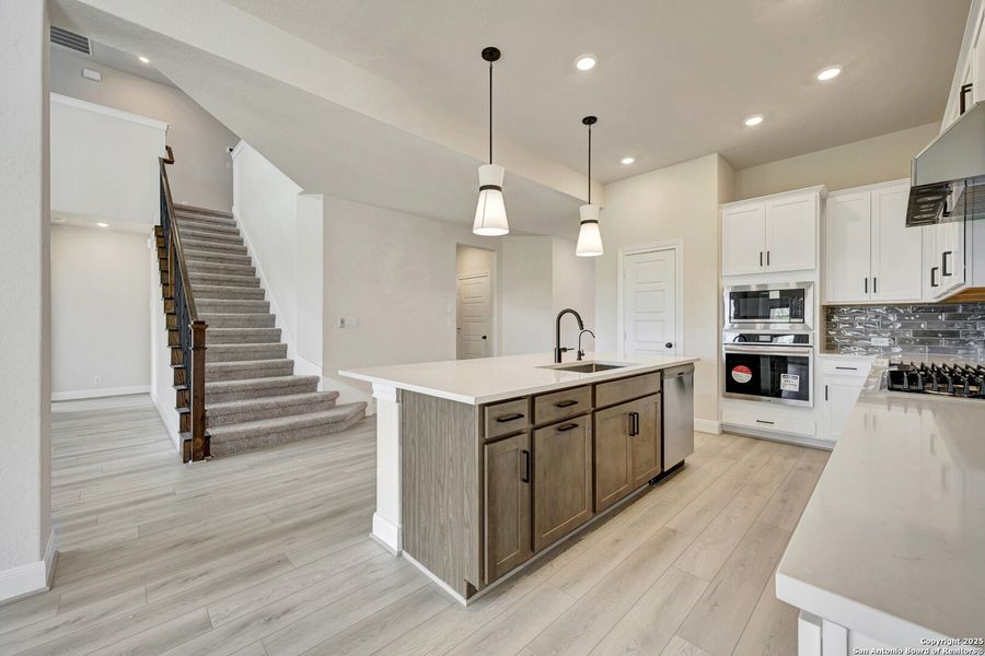Furnished interior view inside a new home in The Crossvine 55’, Schertz (Image 6).