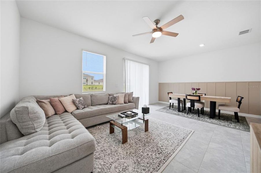 Furnished interior view inside a new home in , Davenport (Image 16).