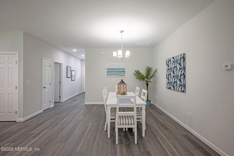 Furnished interior view inside a new home in , Jacksonville (Image 7).
