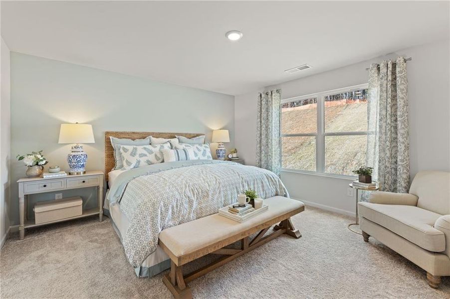 Furnished interior view inside a new home in Union Heights, Flowery Branch (Image 17).