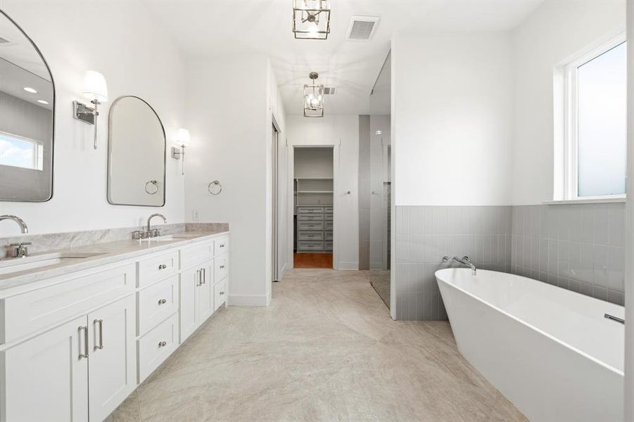 Furnished interior view inside a new home in , Hewitt (Image 9).