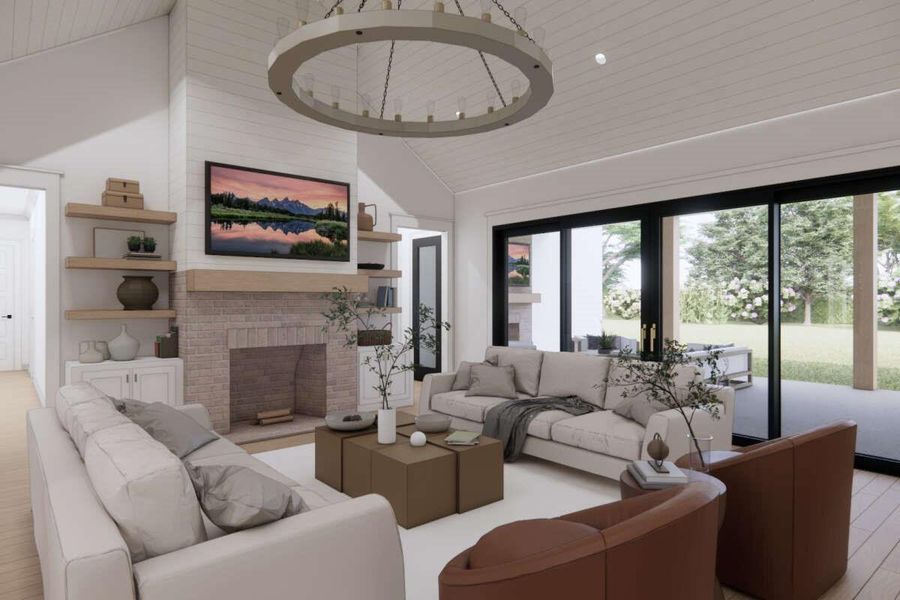 Furnished interior view inside a new home in , Chappell Hill (Image 8). Furnished interior view inside a new home in , Chappell Hill (Image 8).