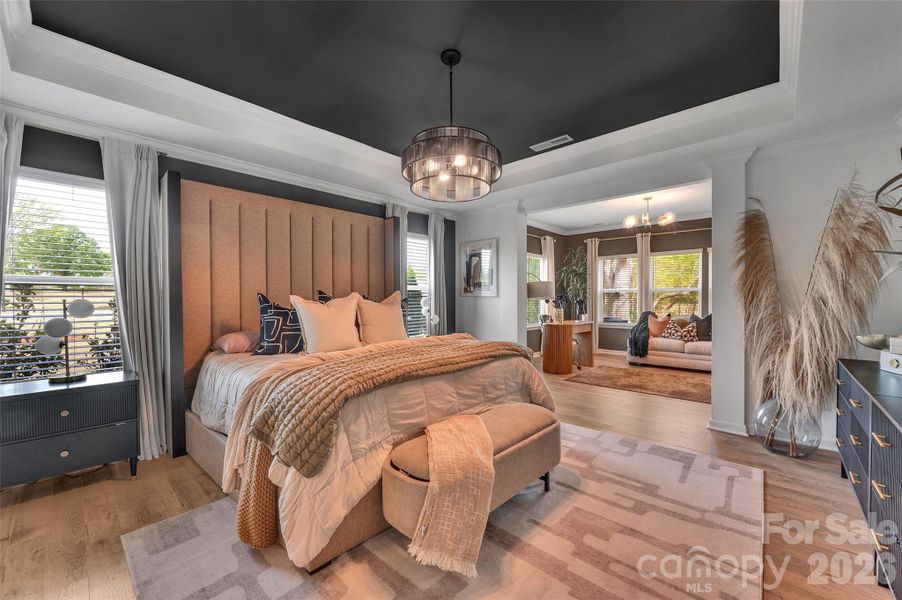 Furnished interior view inside a new home in , Monroe (Image 16).