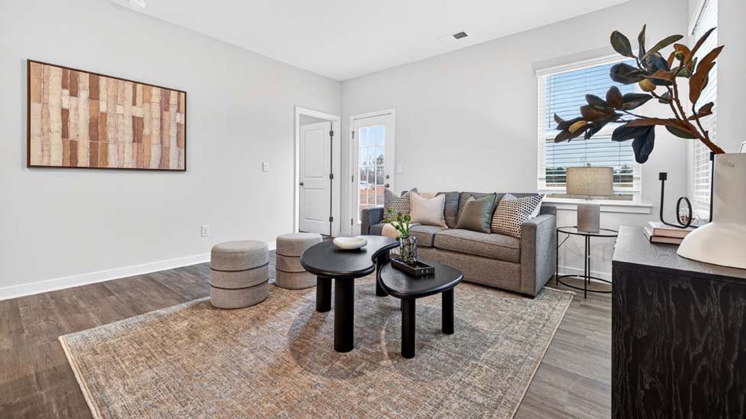 Furnished interior view inside a new home in The Hamptons at Hickory, Hickory (Image 8). Furnished interior view inside a new home in The Hamptons at Hickory, Hickory (Image 8).