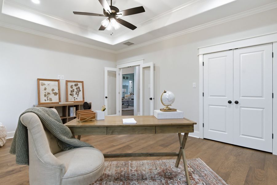 Furnished interior view inside a new home in Windmill Hill, Bryan (Image 35).