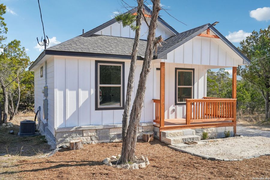 Exterior details and patio area of a home in , Bandera (Image 2). Exterior details and patio area of a home in , Bandera (Image 2).