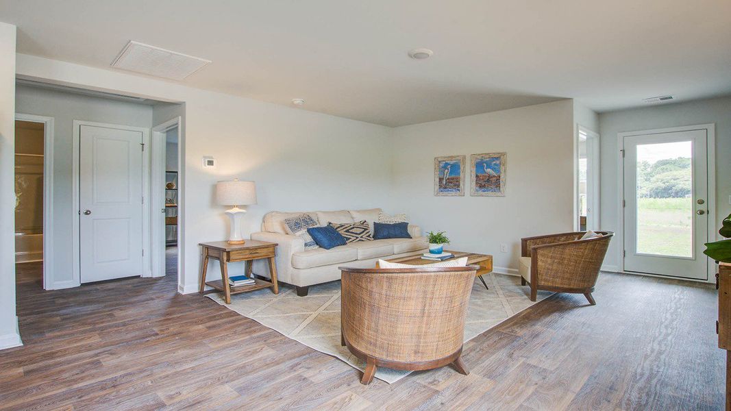 Representative furnished interior of a home built from the Downing by D.R. Horton in Havenwood, North Charleston (Image 5). Representative furnished interior of a home built from the Downing by D.R. Horton in Havenwood, North Charleston (Image 5).
